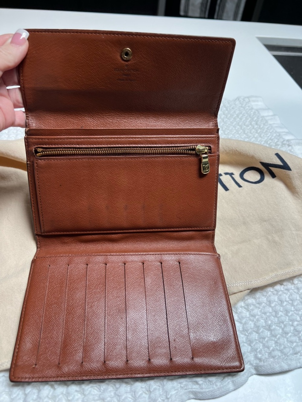 Louis Vuitton Monogram Canvas Snap Wallet - Porte-Tresor Tri-fold Wallet - Picture 4 of 16